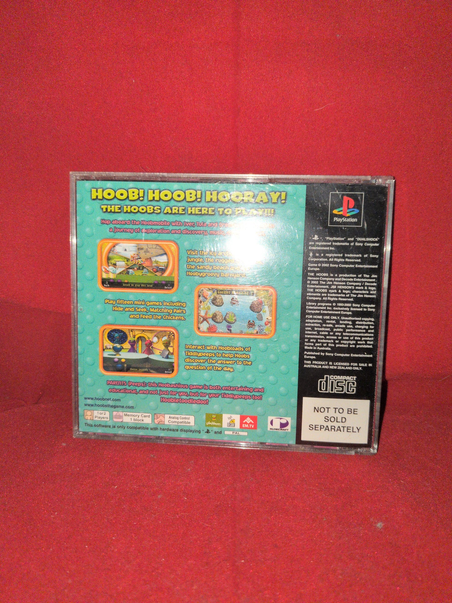 Jim Henson's The Hoobs PS1 PlayStation 1 - TOGA Multiverse