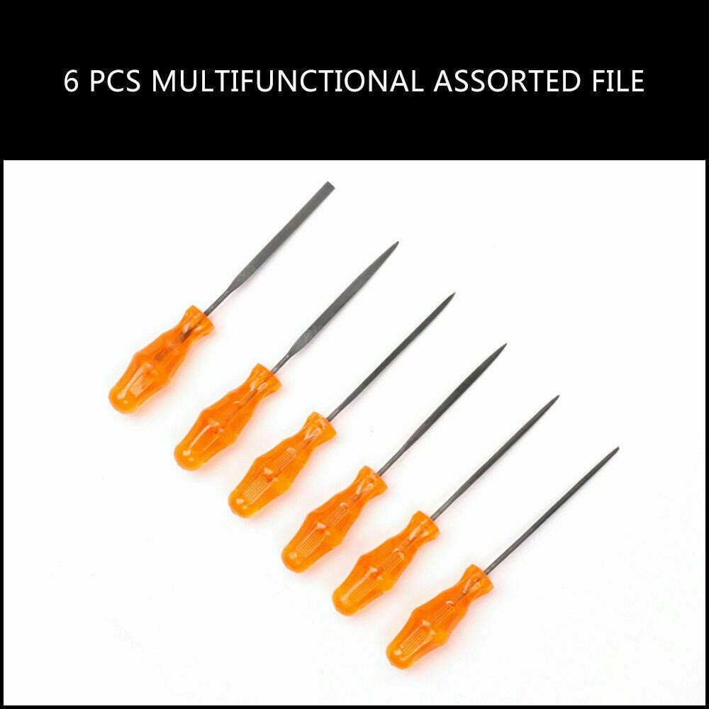 6Pc Mini Needle File Set Alloy Strength Steel For Wood Working Carving Craft - TOGA Multiverse
