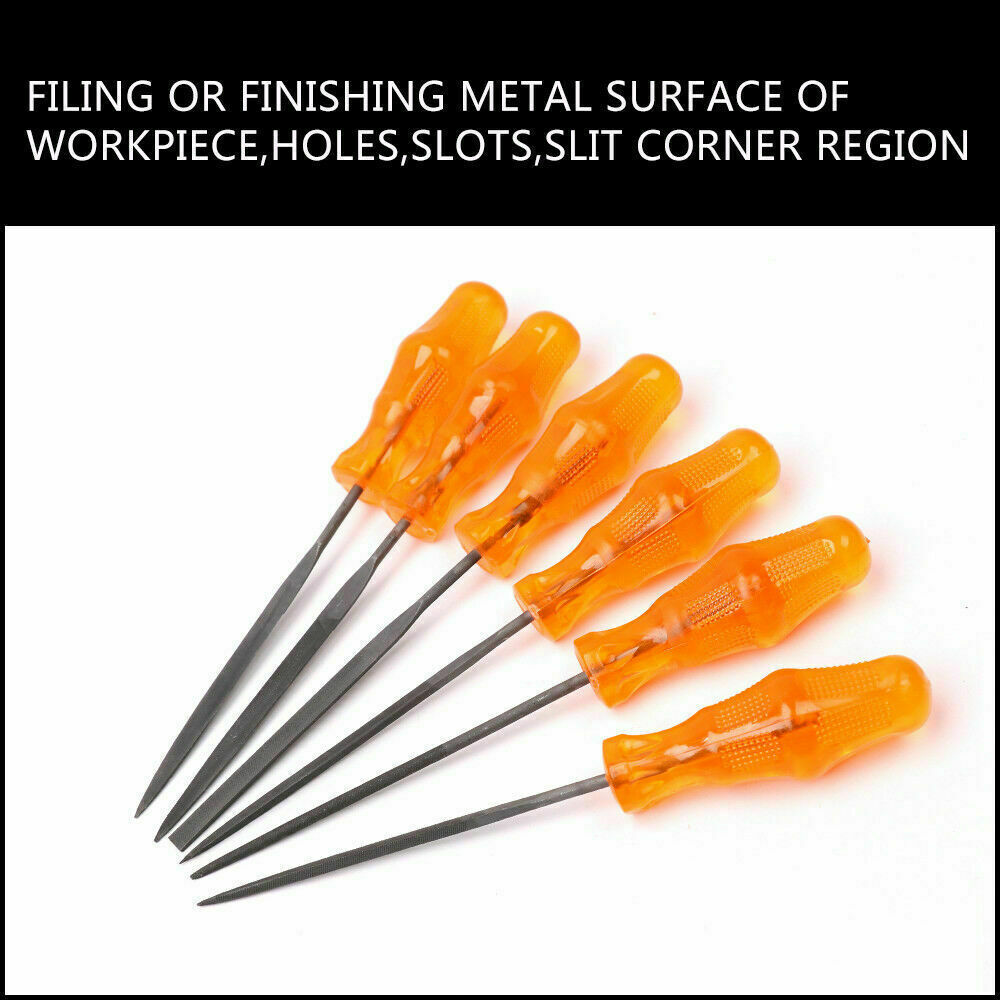 6Pc Mini Needle File Set Alloy Strength Steel For Wood Working Carving Craft - TOGA Multiverse