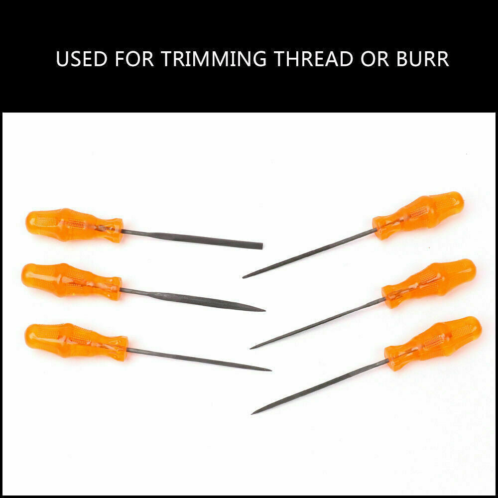 6Pc Mini Needle File Set Alloy Strength Steel For Wood Working Carving Craft - TOGA Multiverse