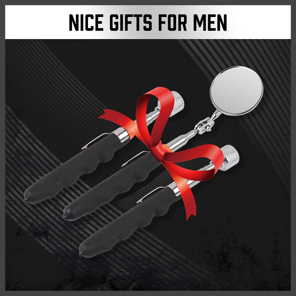 3Pc Magnetic Pick Up Tool & Swivel Inspection Mirror Telescoping Rod Heavy Duty - TOGA Multiverse