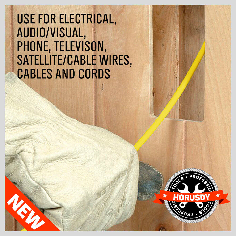 3.3m ⏀ 4mm Fibreglass Electricians Push Pull Rods Cable Cavity Contractors Duct - TOGA Multiverse