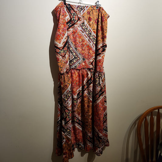 Boohoo plus paisley maxi skirt size 20 - TOGA Multiverse