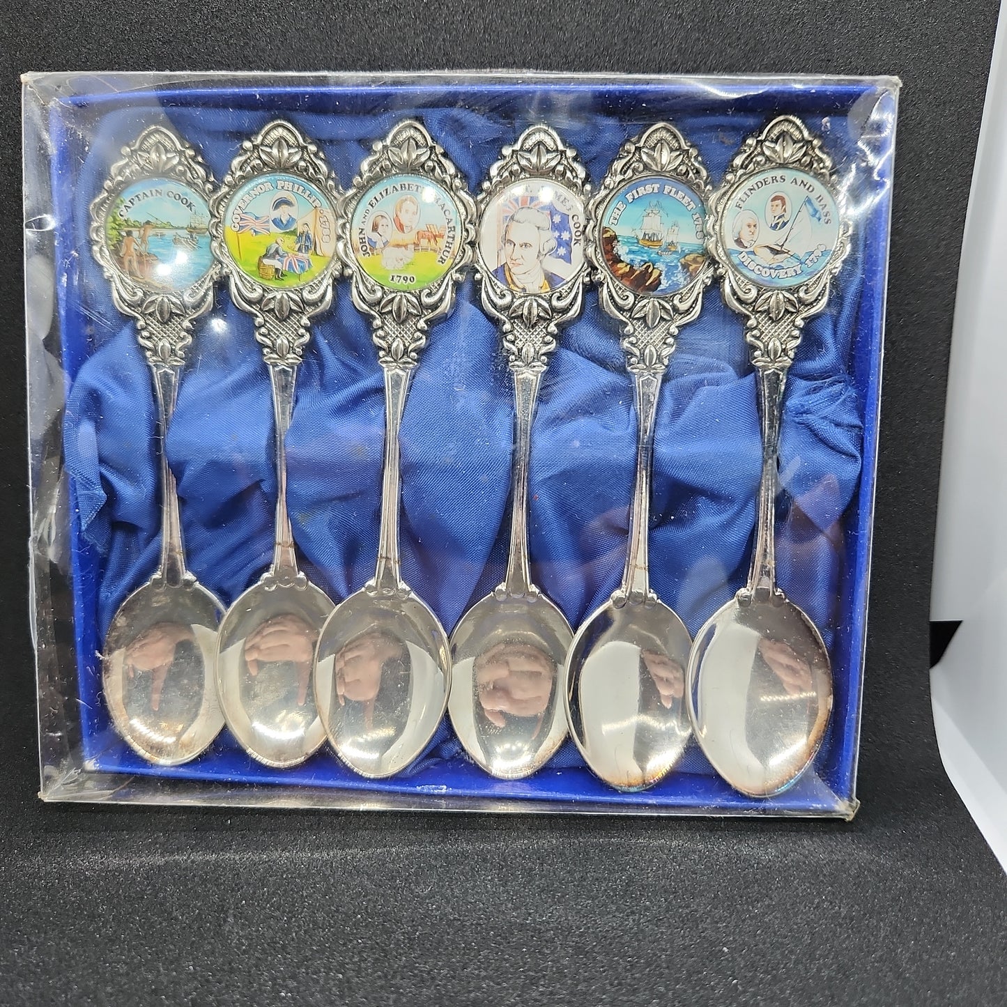 Captain Cook First Fleet collectors spoon set 6 spoons - TOGA Multiverse