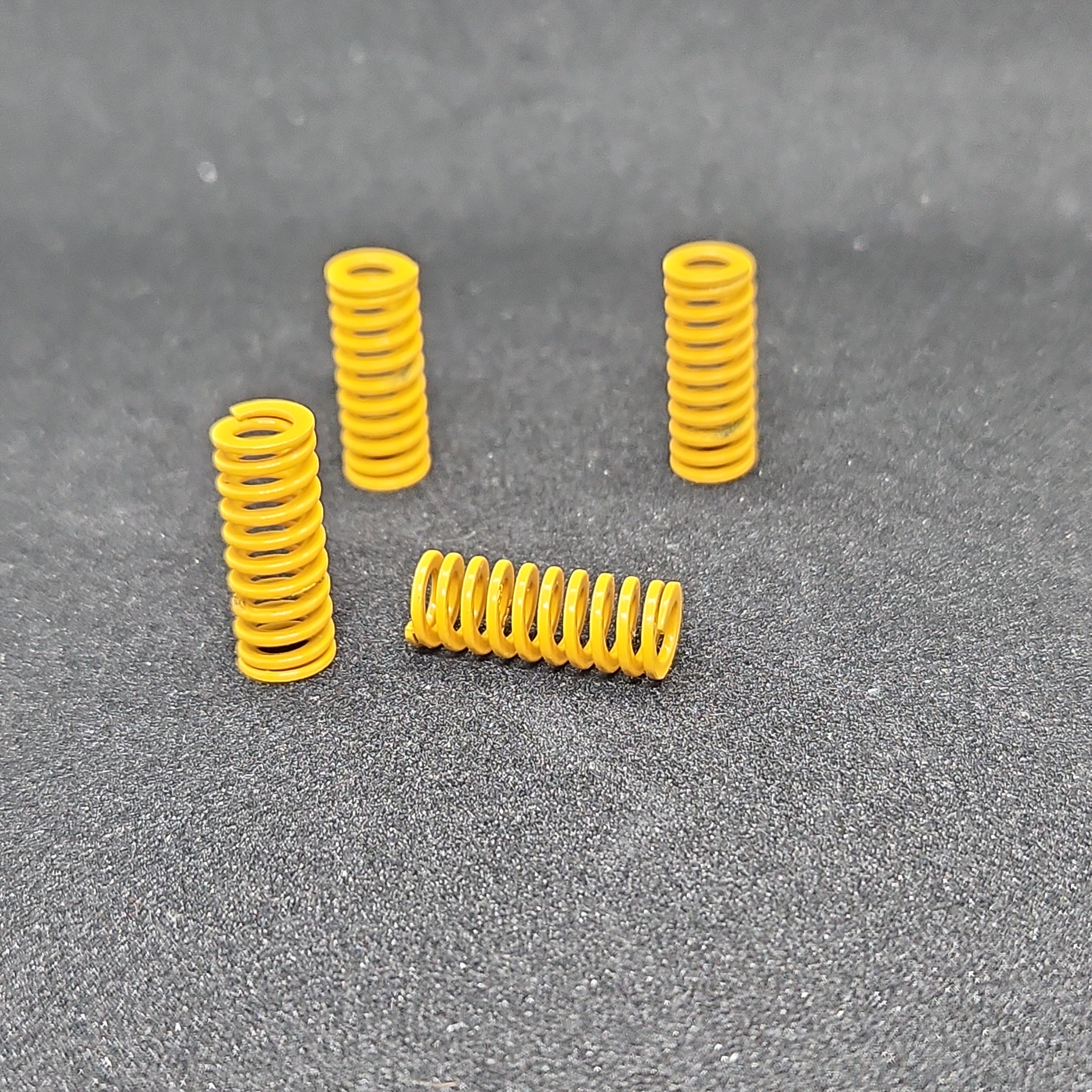 Set of 4 yellow heavy duty 3d printer bed springs - TOGA Multiverse