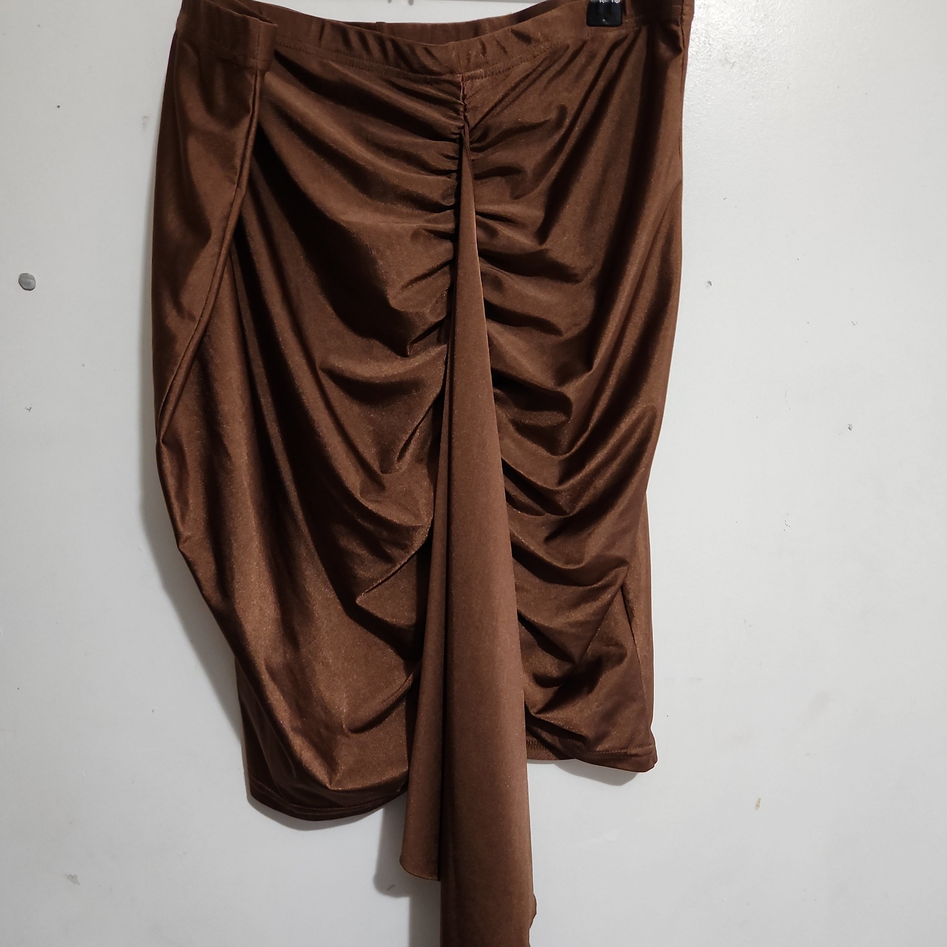 shein sxy high waist ruched draped bodycon skirt size 2XL (20) - TOGA Multiverse