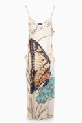 ChicMe Butterfly Print Maxi Dress size 2xl