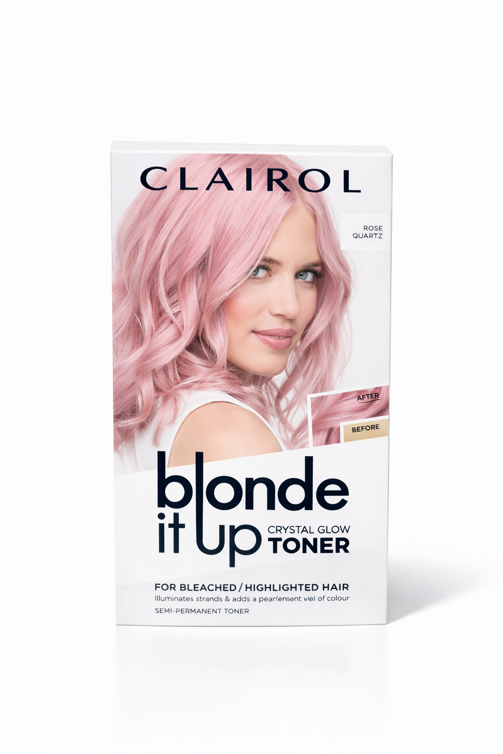 Clairol Blond it up Crystal Glow Toner Rose Quartz