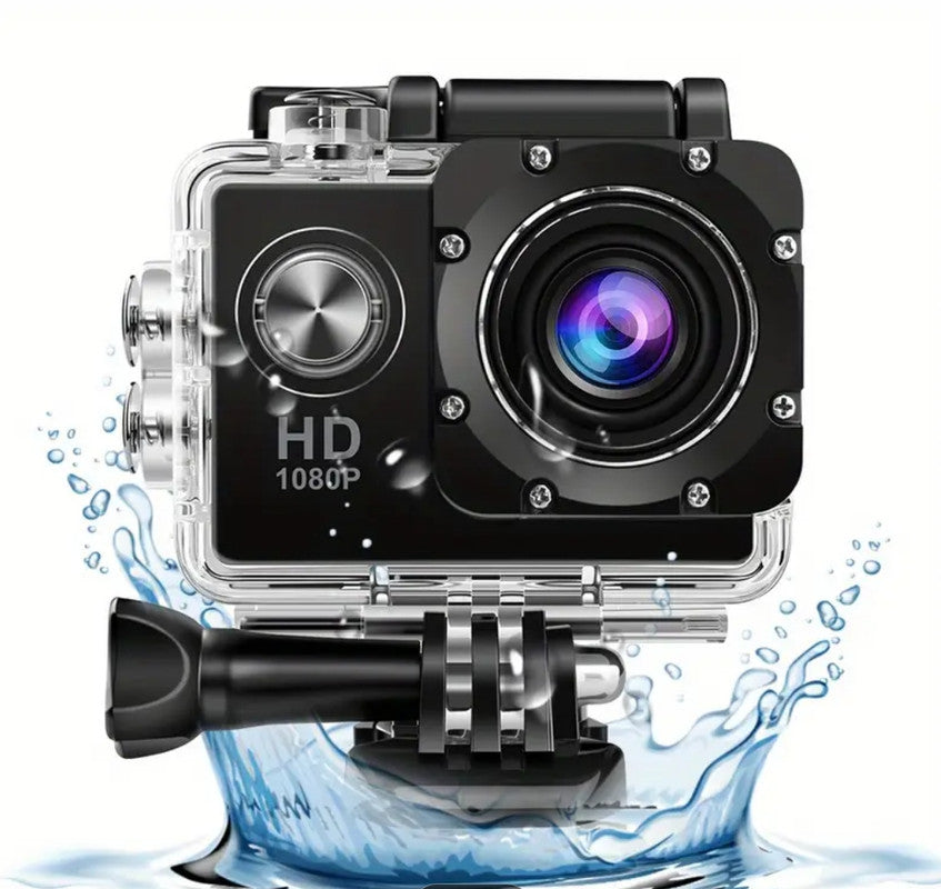 Action Camera 4K HD 16MP WiFi Waterproof 30M Sports Camera With 140° Wide Angle BLUE COLOUR