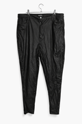 Boohoo Black Faux Leather Pants size 20