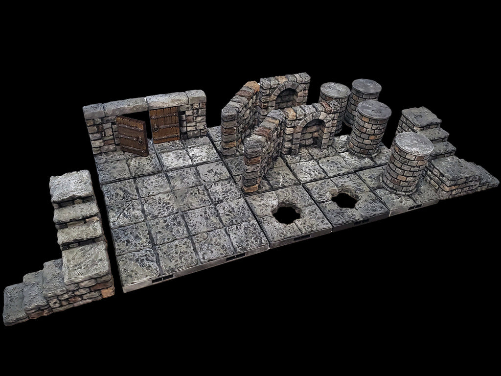 Dungeons & Dragons 3D dungeon map Fat Dragon Dragonlock™ components