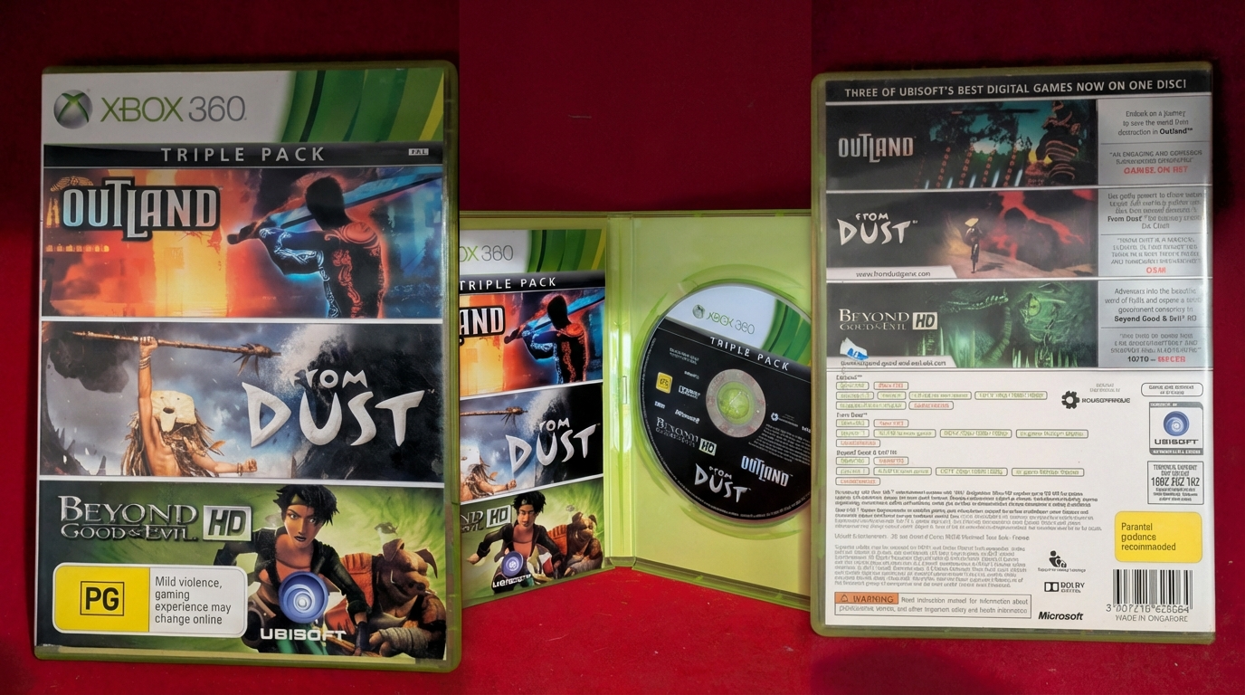 Xbox 360 Triple Pack: Outland, From Dust, Beyond Good & Evil HD