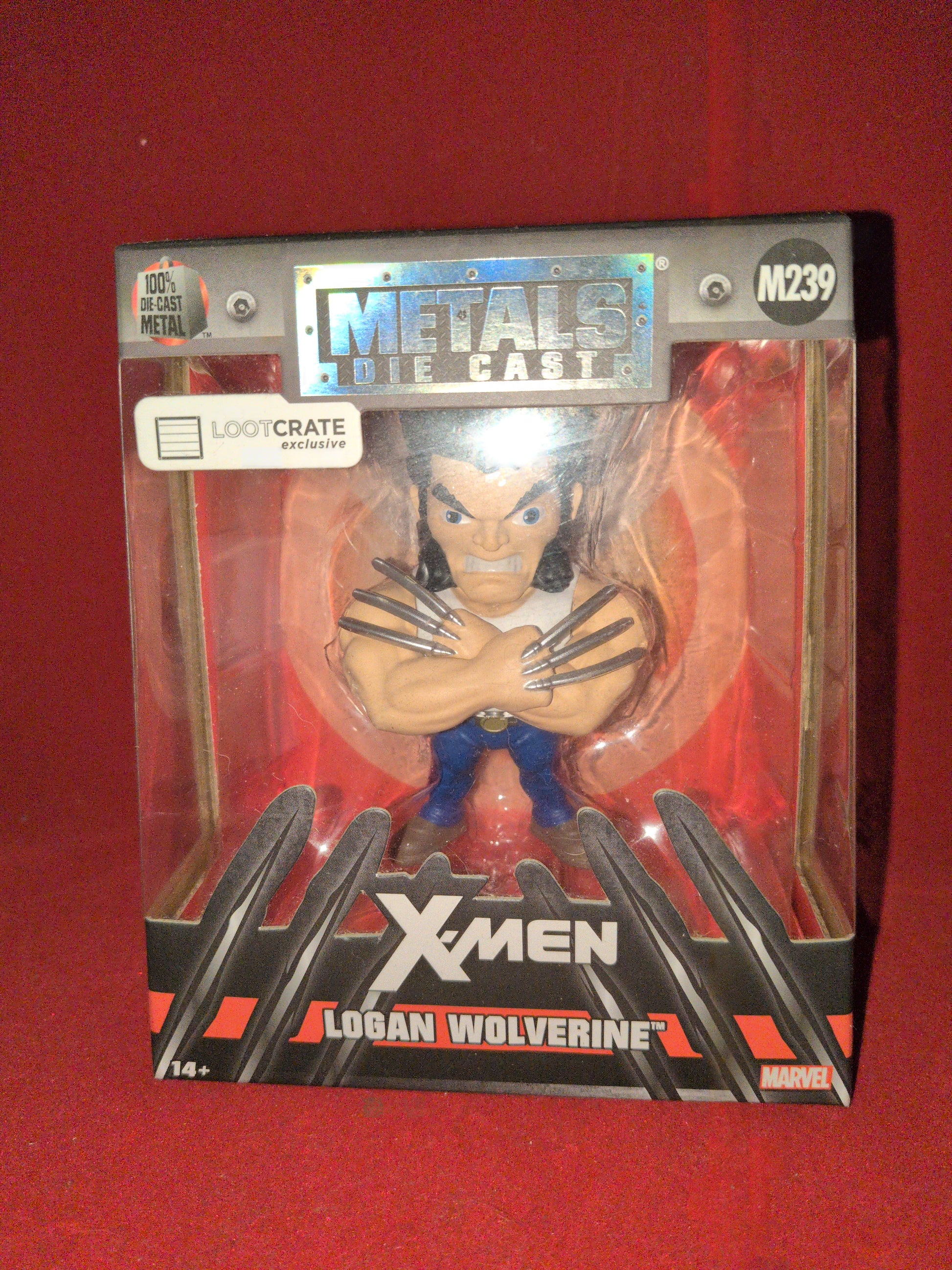 Metals diecast X-Men Logan Wolverine figurine - TOGA Multiverse