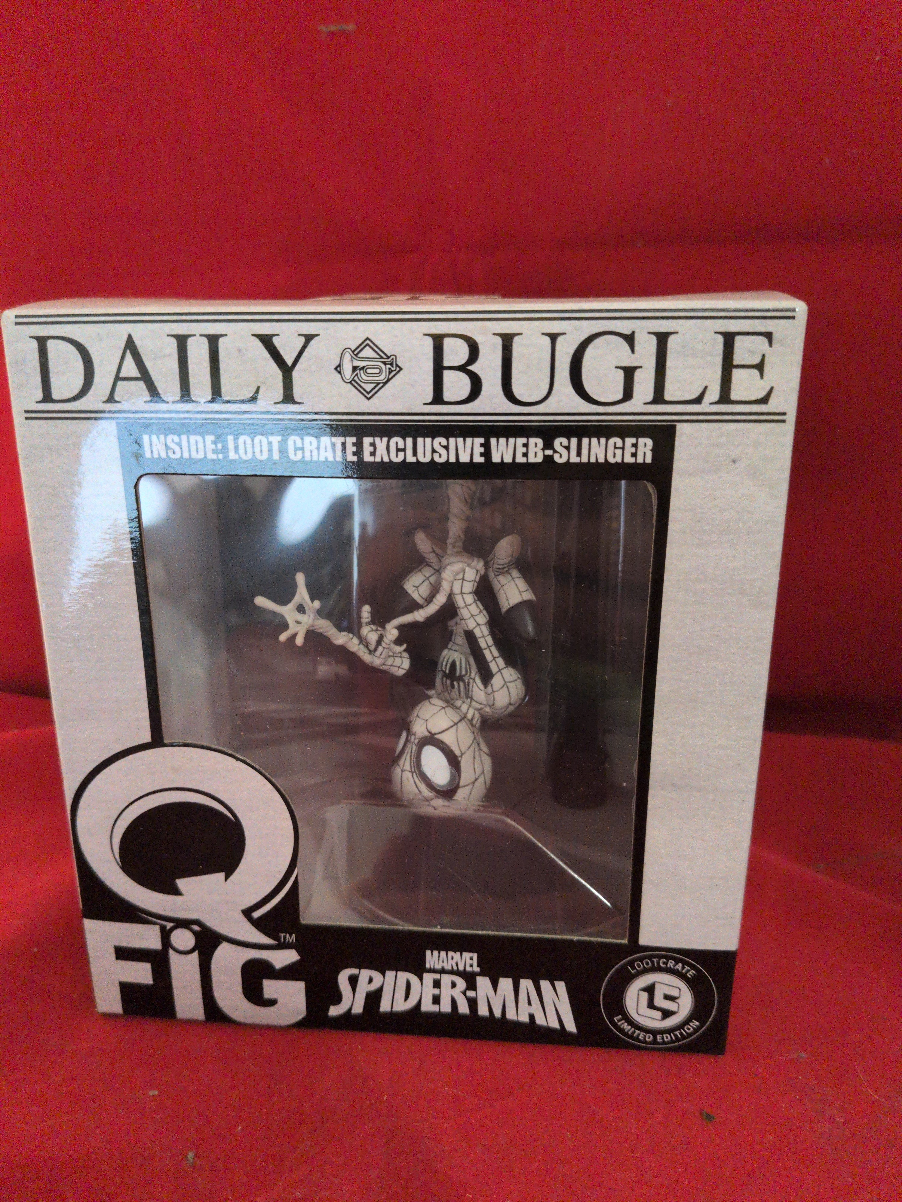 Spider-Man black and white Q-fig - TOGA Multiverse