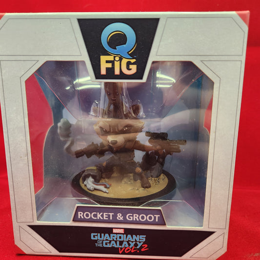 Qfig Rocket and Groot