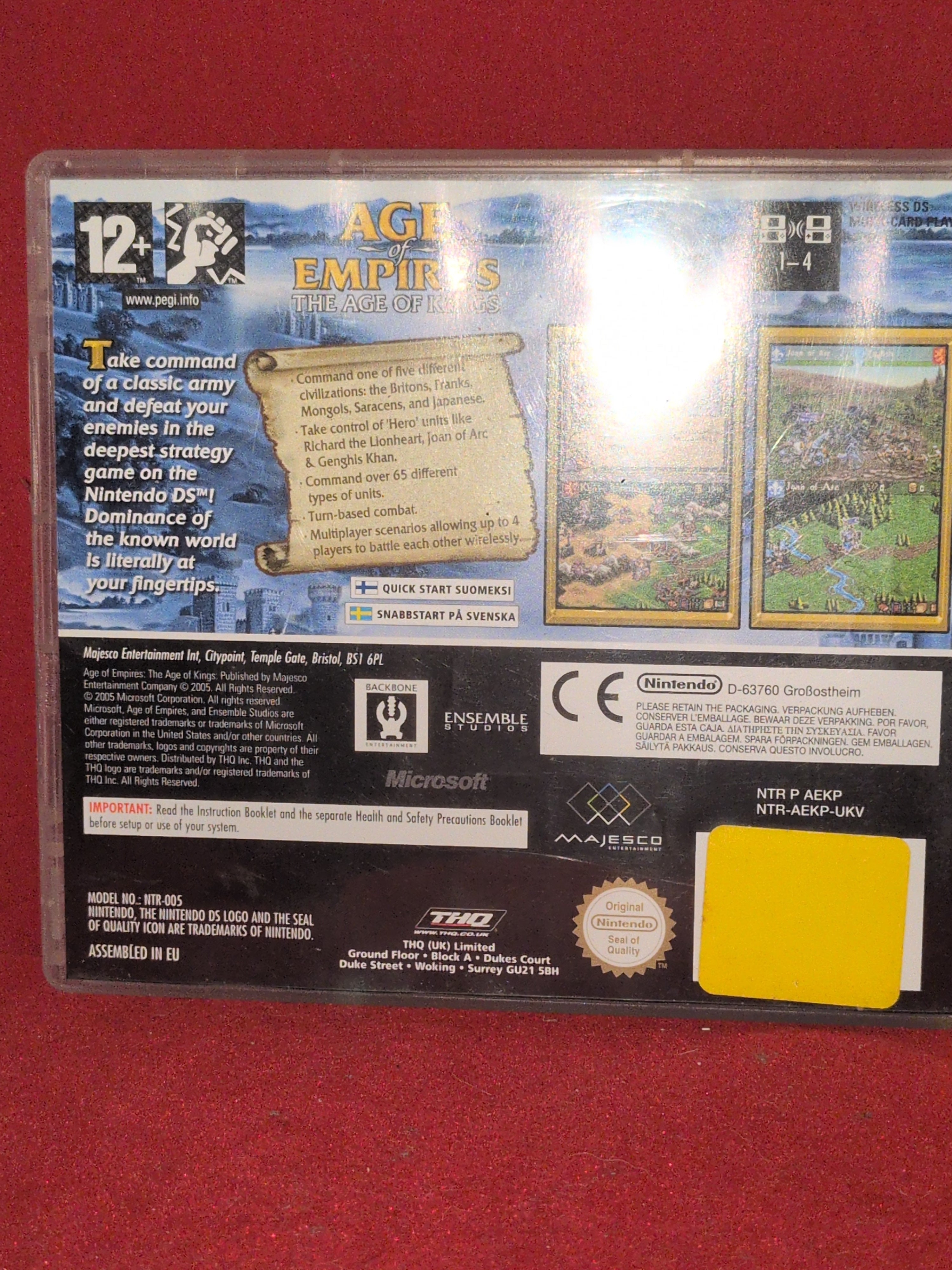 Age of empires the age of kings Nintendo DS - TOGA Multiverse