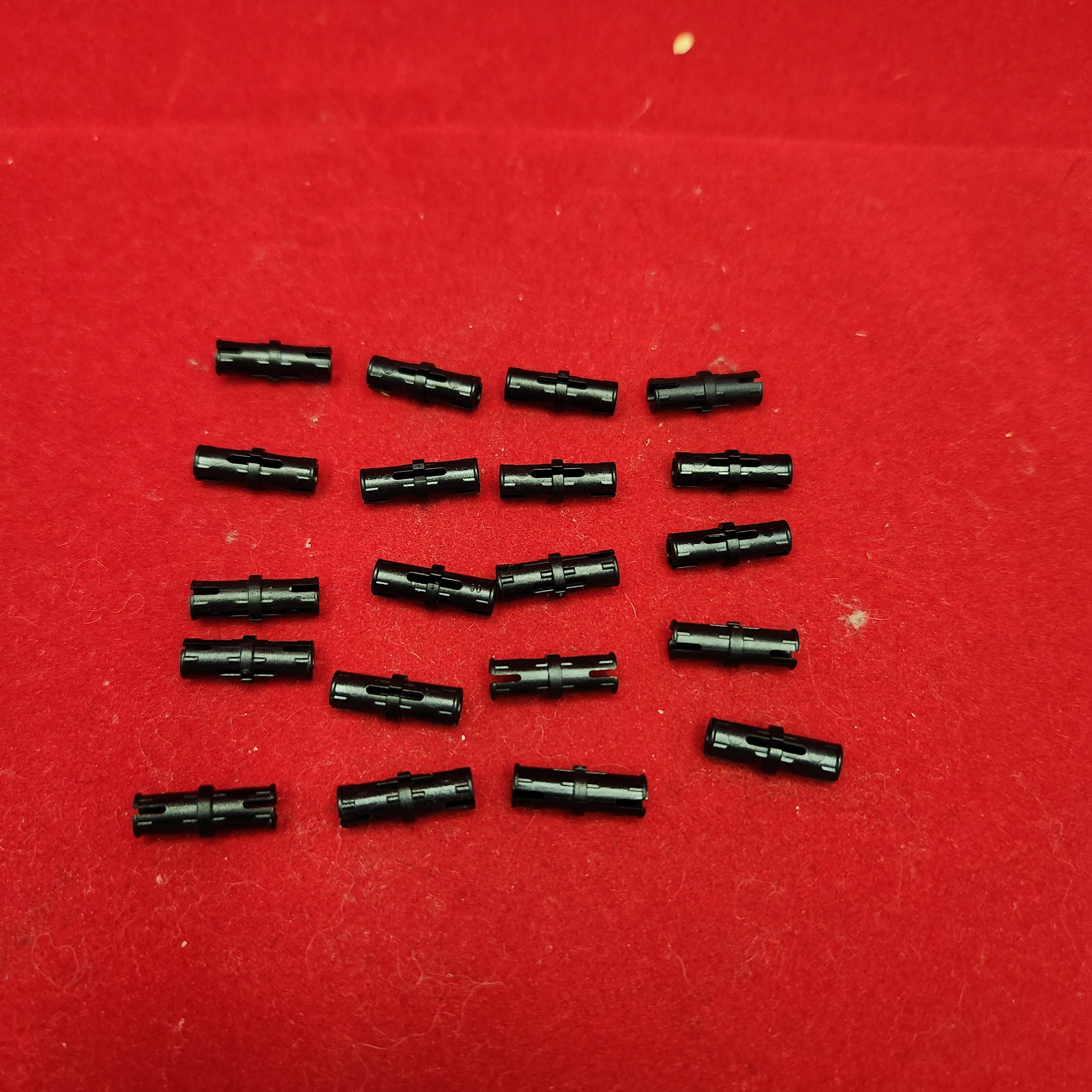Lego black technic friction pin with ridges 2780 (20 pieces) - TOGA Multiverse