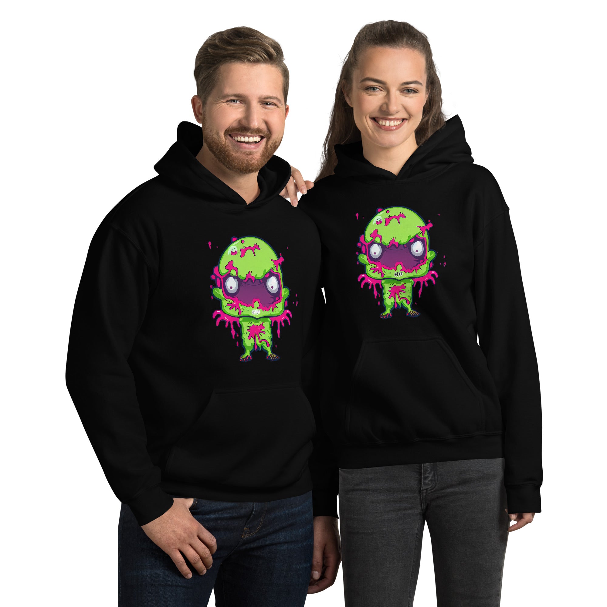 Unisex green comic zombie Hoodie - TOGA Multiverse