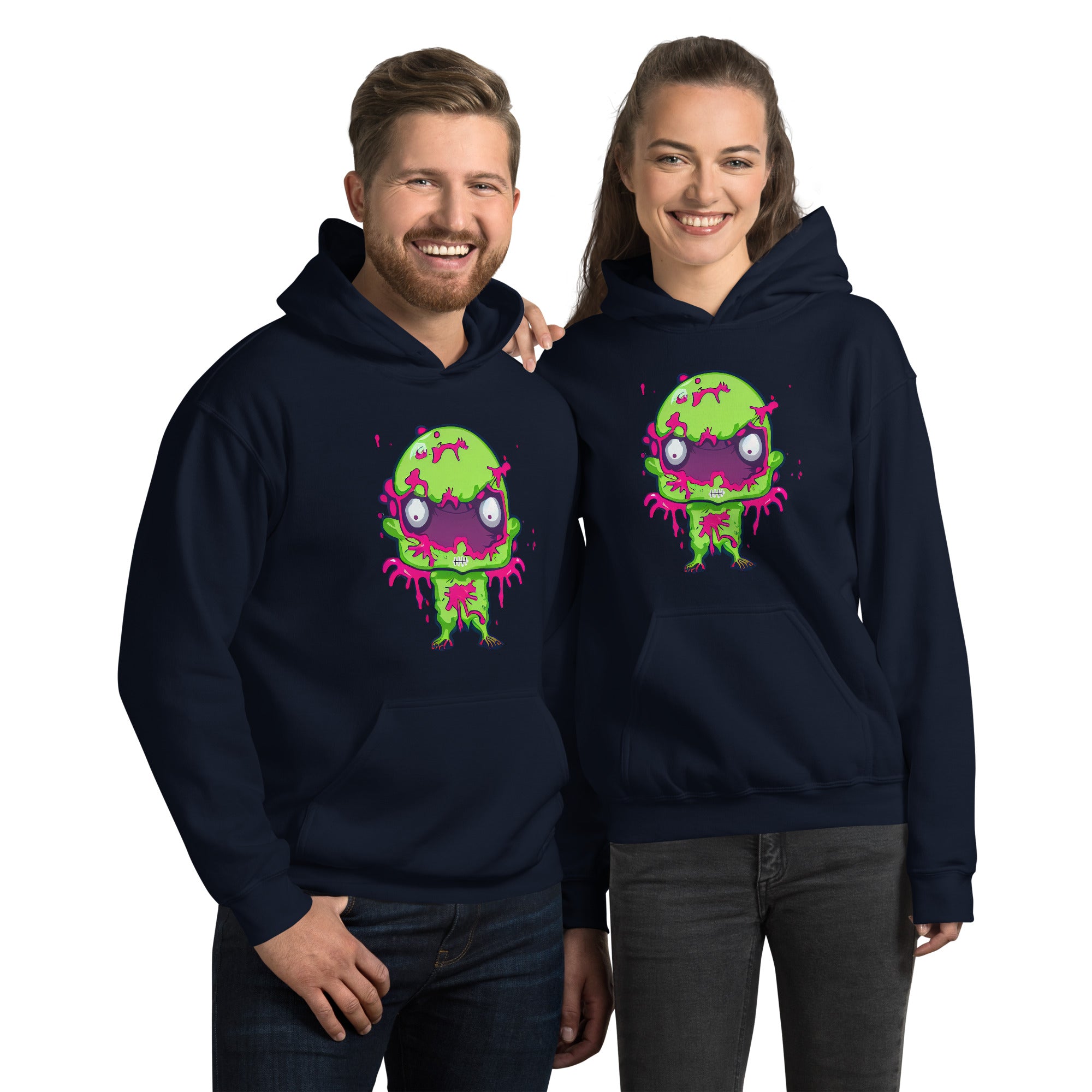Unisex green comic zombie Hoodie - TOGA Multiverse