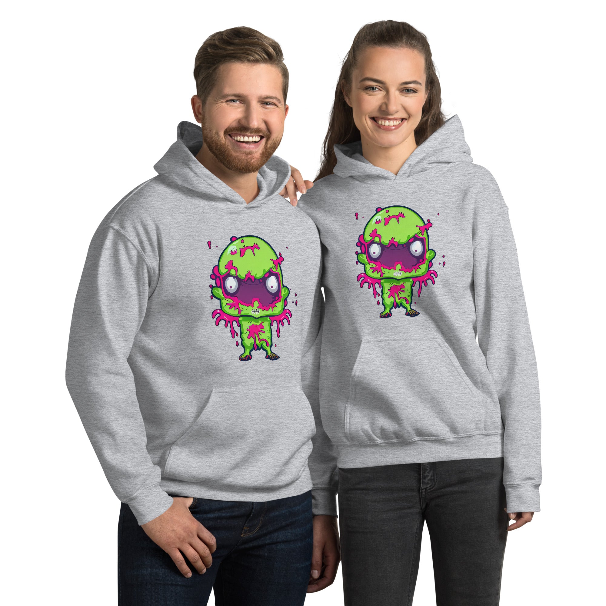 Unisex green comic zombie Hoodie - TOGA Multiverse