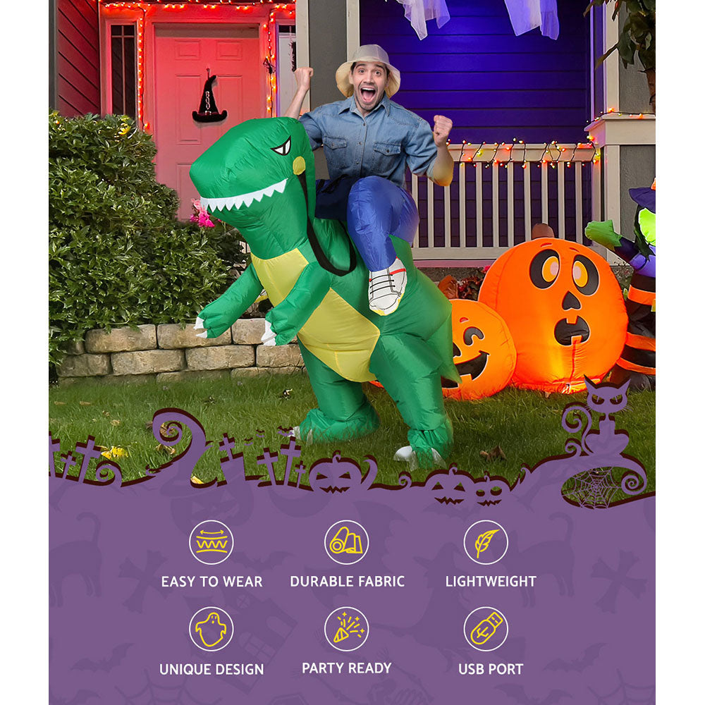 Inflatable Costume Suit Dinosaur Adult Fancy Dress Blow up Halloween Party - TOGA Multiverse