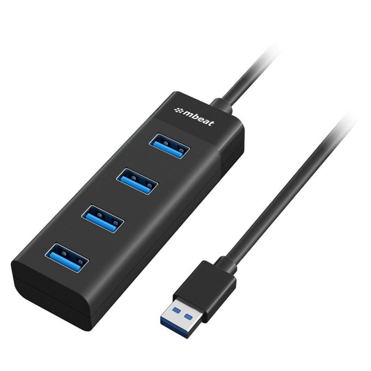 mbeat 4-Port USB 3.0 Hub - Black - TOGA Multiverse