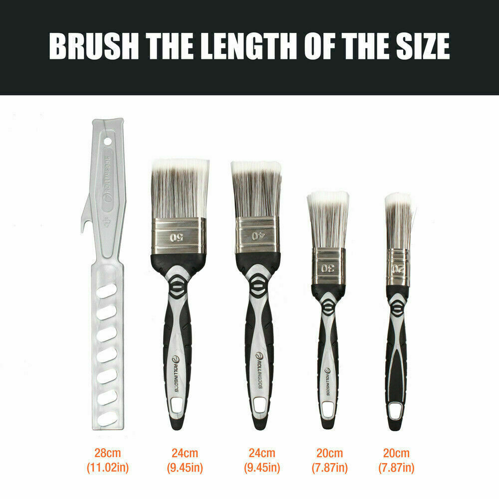 5Pc Paint Brushes Set Artist Acrylic Staining Home Garden Painting Handy Tool - TOGA Multiverse
