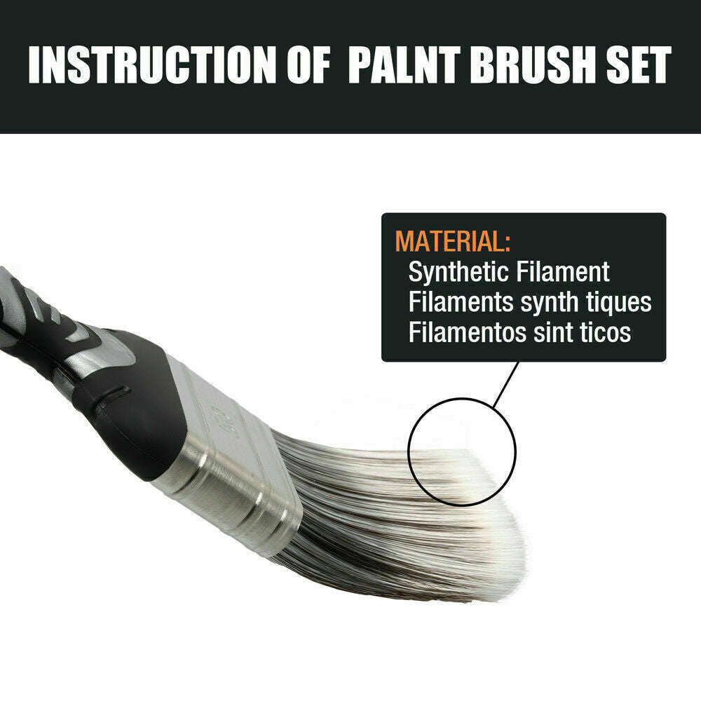 5Pc Paint Brushes Set Artist Acrylic Staining Home Garden Painting Handy Tool - TOGA Multiverse