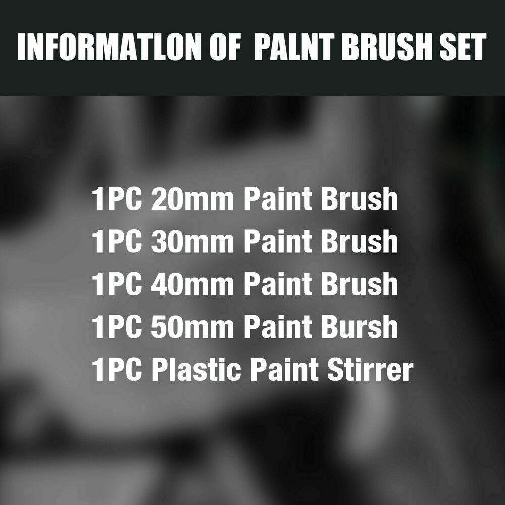 5Pc Paint Brushes Set Artist Acrylic Staining Home Garden Painting Handy Tool - TOGA Multiverse