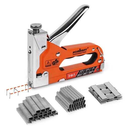 HORUSDY 3in1 Staple Gun Heavy Duty Stapler Fastener Tool Tacker free Staples - TOGA Multiverse