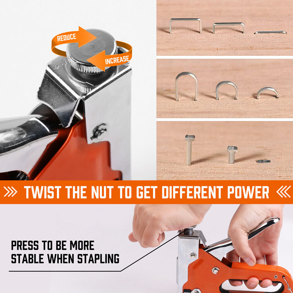 HORUSDY 3in1 Staple Gun Heavy Duty Stapler Fastener Tool Tacker free Staples - TOGA Multiverse