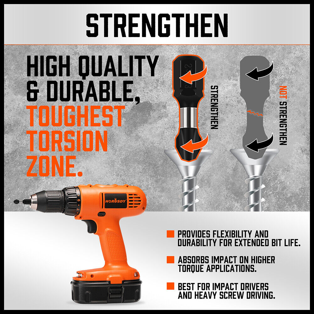42Pc Impact Screwdriver Bit Set Magnetic Drill Holder Socket Drilling Adapter - TOGA Multiverse