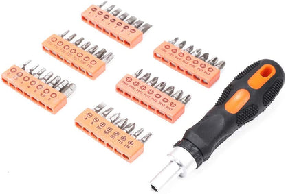 58Pc Ratchet Screwdriver Bits Set Nut Driver Setter Hex Torx Key Phillips Slot - TOGA Multiverse