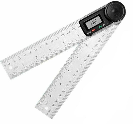 200mm Digital Angle Finder Ruler Protractor Measure Meter Stainless Steel 0-360° - TOGA Multiverse