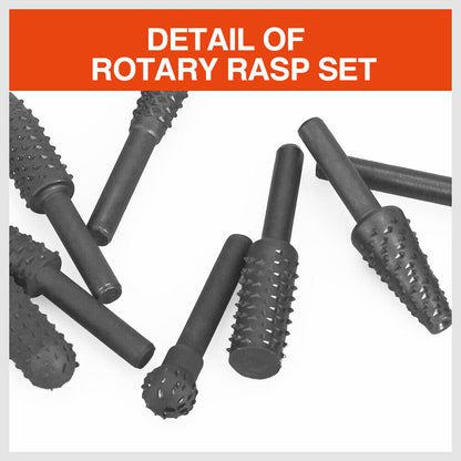 10Pc Rotary Bits Set Router Drill Bit Burr Wood Rasp File Drill Bits Wood Timber - TOGA Multiverse