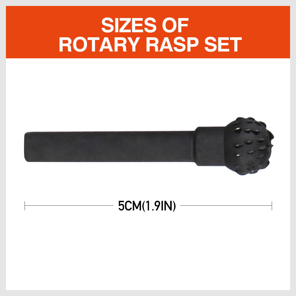 10Pc Rotary Bits Set Router Drill Bit Burr Wood Rasp File Drill Bits Wood Timber - TOGA Multiverse