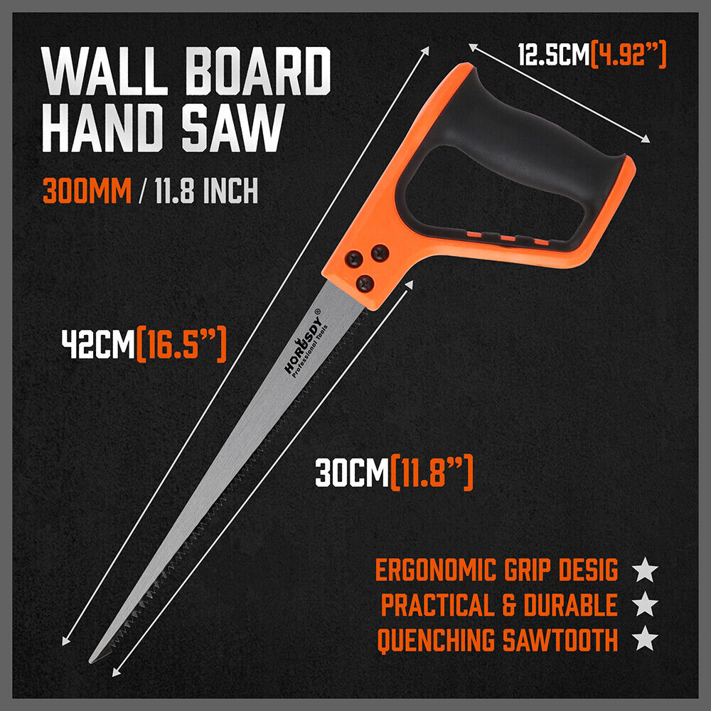 Plaster Saw Wall Board Hand Saw Drywall Plastic Board Jab Saw Cutting 420mm Long - TOGA Multiverse