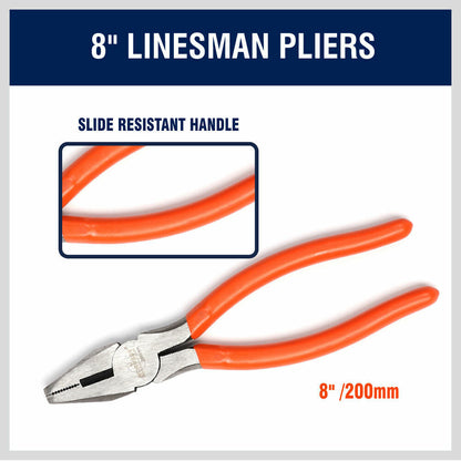 5Pc Pliers Set Diagonal Linesman Long Nose Groove Joint Slip Joint Pliers - TOGA Multiverse