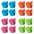 16Pc Magnetic Spring Clamps Magnet Refrigerator Clips Note Holder Fridge Tips - TOGA Multiverse