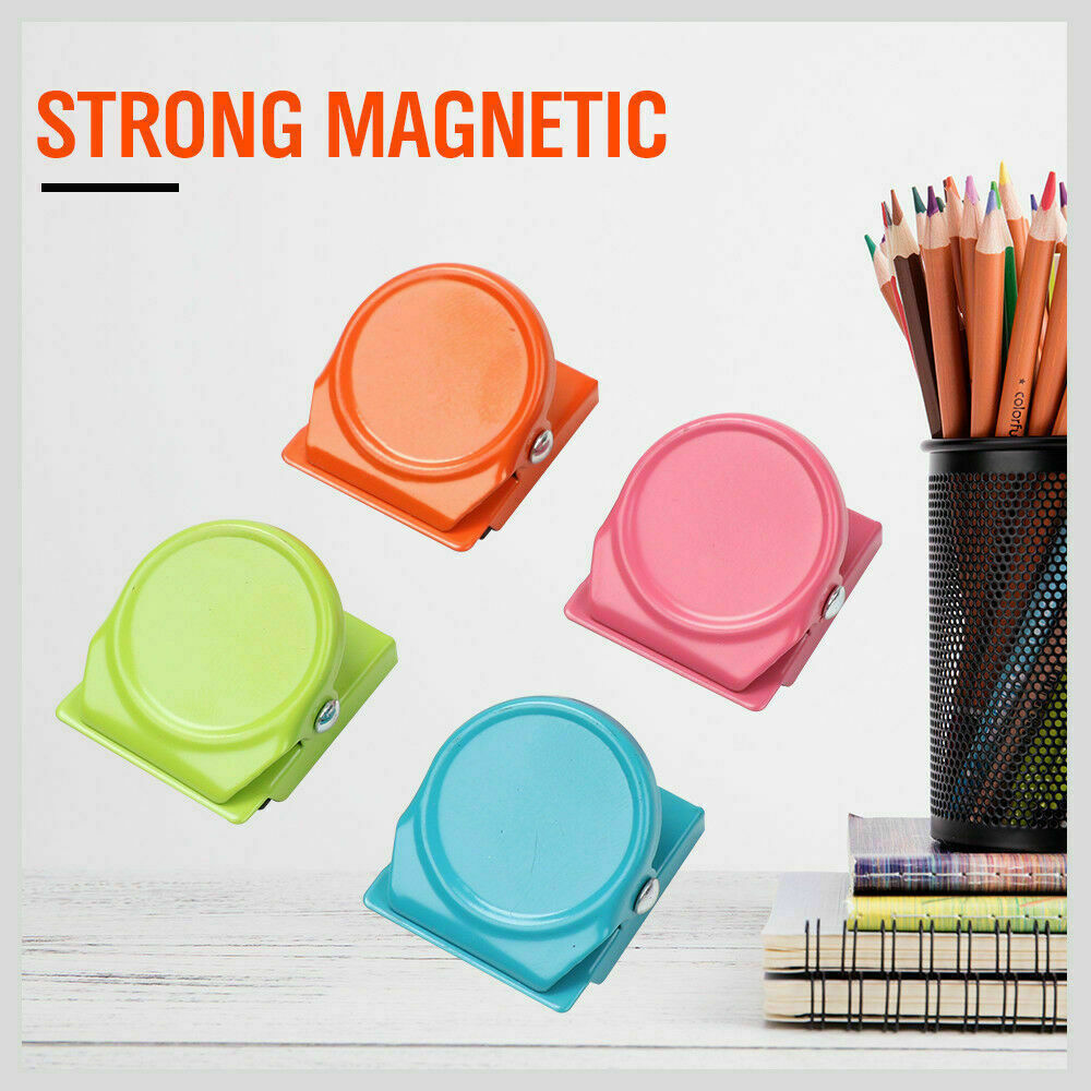 16Pc Magnetic Spring Clamps Magnet Refrigerator Clips Note Holder Fridge Tips - TOGA Multiverse