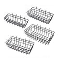 4Pc Pegboard Baskets Set Storage Bins Peg Board Organizer 4 Size Display Hangers - TOGA Multiverse