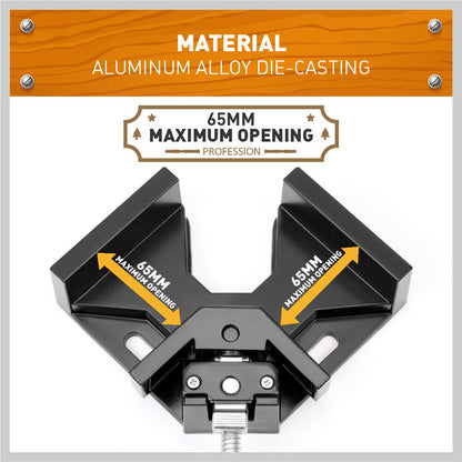 2x 90° Quick Right Angle Clamps Corner Clamps Vise Wood-working Welding Holder - TOGA Multiverse