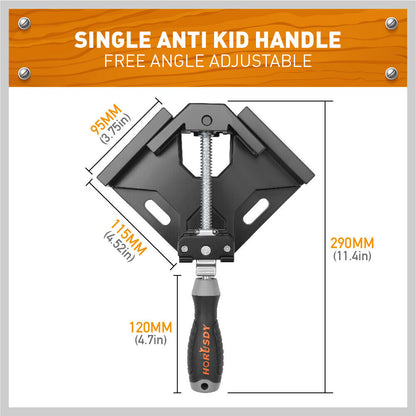 2x 90° Quick Right Angle Clamps Corner Clamps Vise Wood-working Welding Holder - TOGA Multiverse