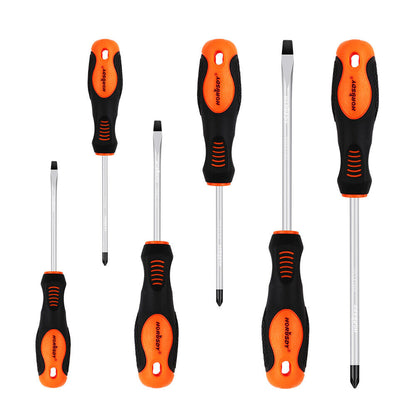 HORUSDY 6Pc Magnetic Screwdriver Set Non-slip Handle Phillips Slotted Tool New - TOGA Multiverse